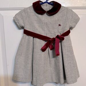 Burberry Child’s Worsted Wool Dress 12m